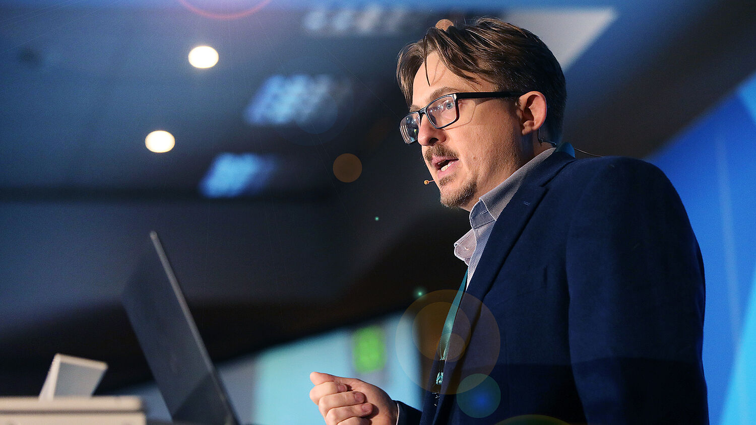 Dylan Dawson speaks at the Automotive Computing Conference 2025